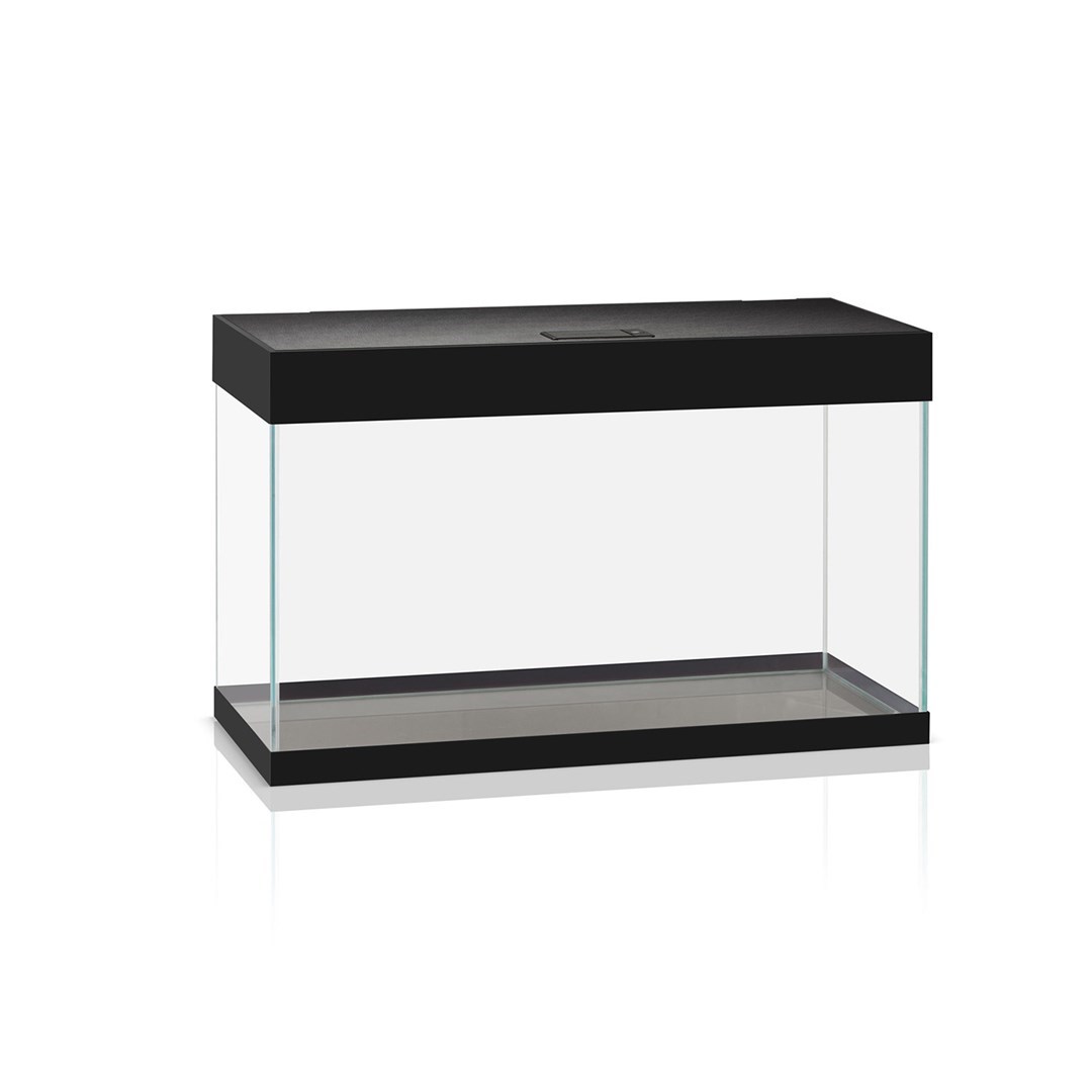 Zestaw Aquael Opti Set 125 bez szafki z oświetleniem LED 2x14 W | Szkło Opti — czarny
